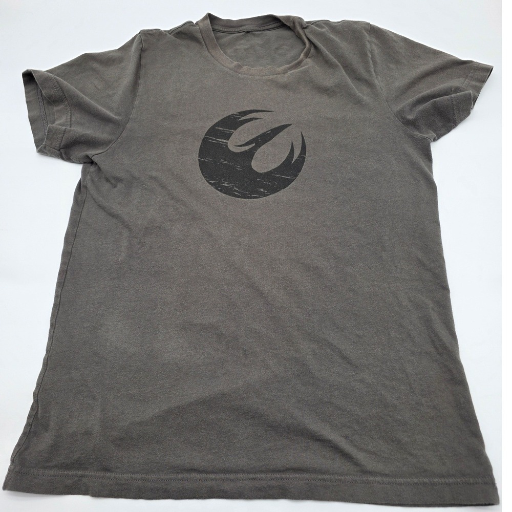 P2FORCE Graphic T-Shirt Mens Small Gray Star Wars Rebel Style Distressed #Street